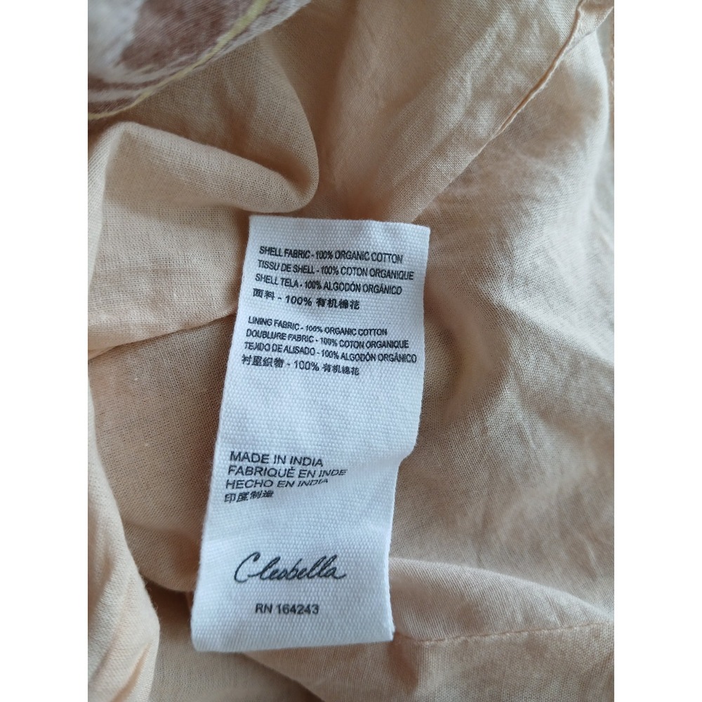 Cleobella Dress Large Amber Organic Cotton Mini Tassel Boho Cottage Resort Beach - Picture 13 of 16